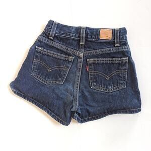 Vtg Levi's Shorts Girls Sz 7 Mom Denim